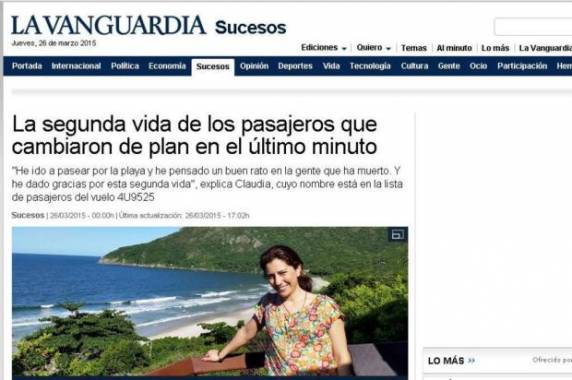 Claudia Vásquez ia para a Alemanha e desistiu da viagem na última 

hora, mas não cancelou passagem