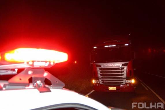 Caroneiro teve fratura em um dos tornozelos