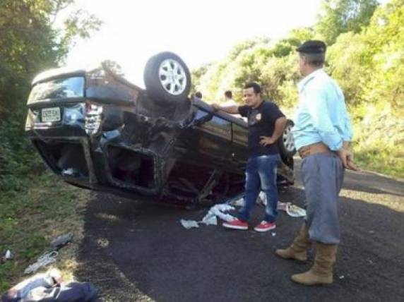 Carro tinha quatro ocupantes