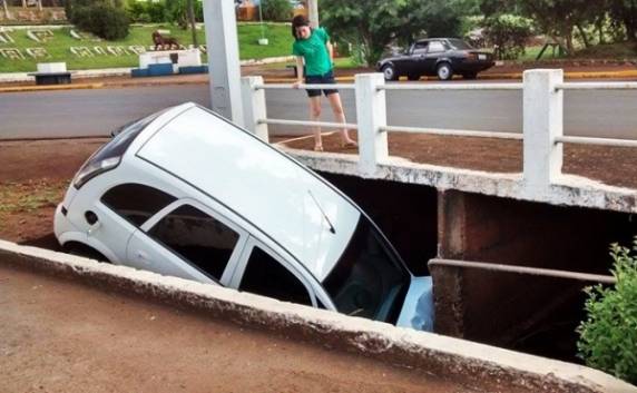O motorista teve apenas ferimentos leves