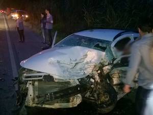 Ciclista morreu ao ser atropelado por três veículos na BR-101, em Sangão