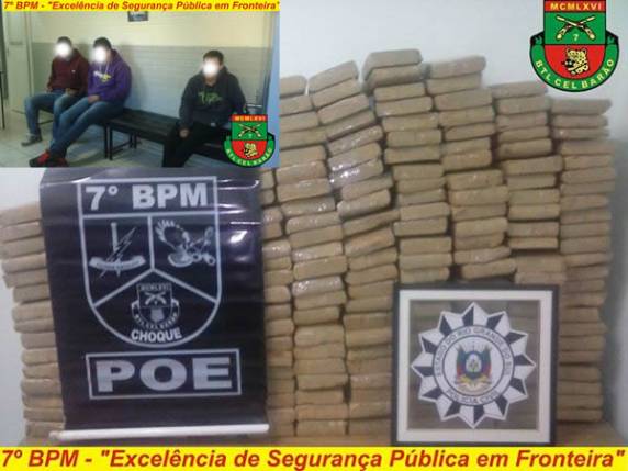 Os elementos ocupavam um veículo clonado