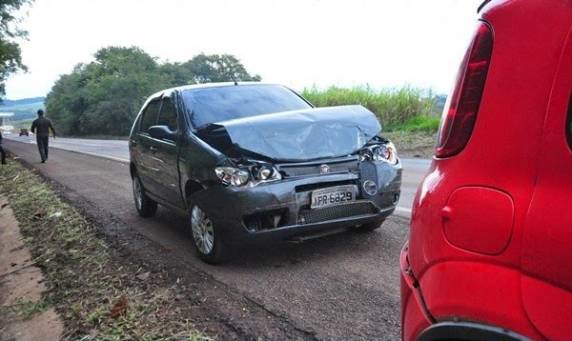 Ninguém se feriu no acidente