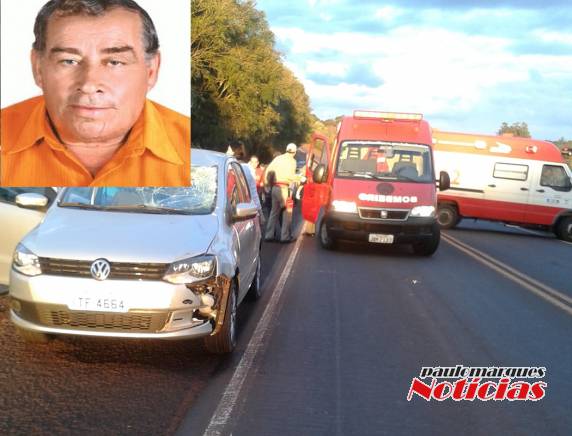 O acidente aconteceu no 

início da manhã desta quinta-feira