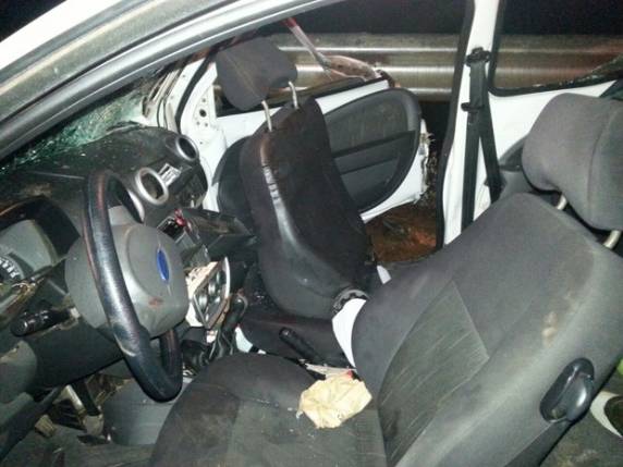 Acidente aconteceu neste domingo (17) em São Miguel do Oeste