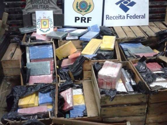 Receita Federal, PRF, BM e PF participaram de operação nesta segunda