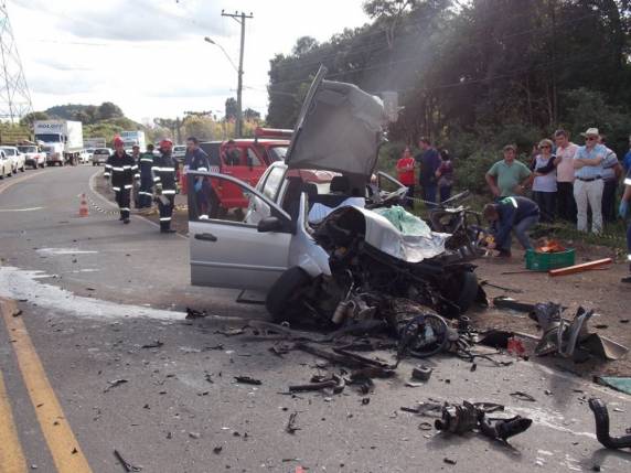 O acidente de trânsito aconteceu nesta quarta-feira (20)