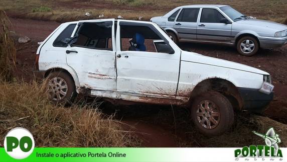 Motorista perdeu o controle do veículo e capotou na ERS-330