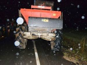 Acidente ocorreu no interior do município de Turvo na noite de 

terça (26)