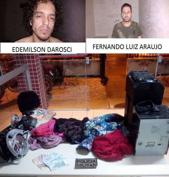 Autores de furtos na 

região de Brusque foram presos