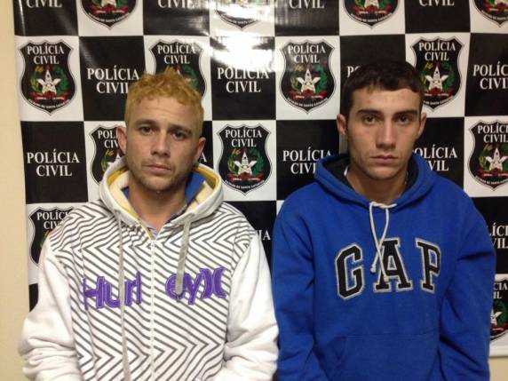Polícia Civil e 

Polícia Militar prenderam os dois elementos 