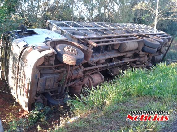 O motorista tava sozinho e não ficou ferido