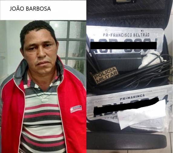 Um homem foi preso e armas foram apreendidas