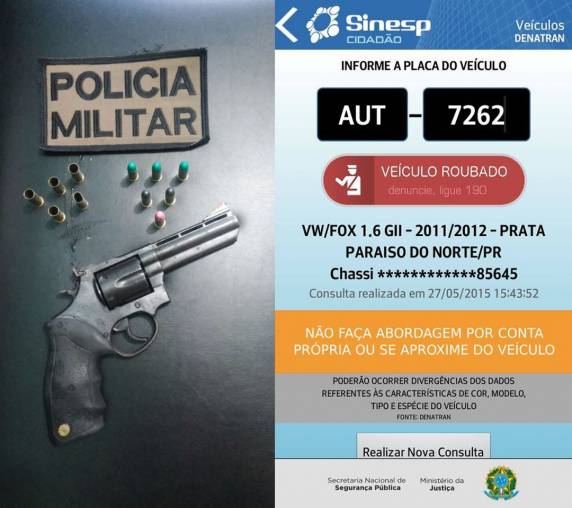 Um homem foi preso e armas foram apreendidas