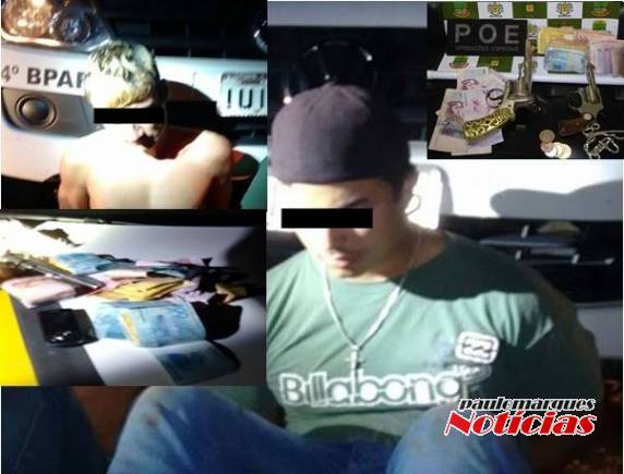 Dois elementos foram pegos pela polícia