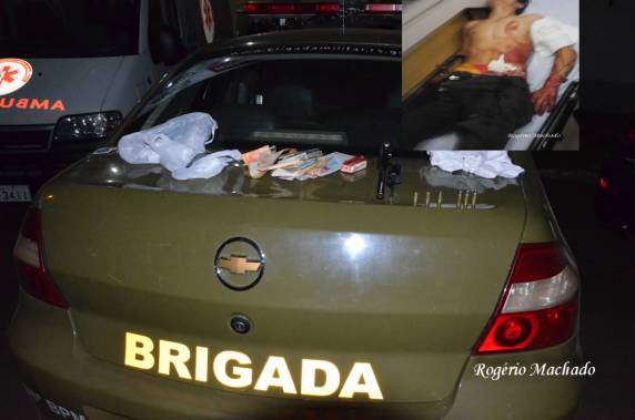 Jovem assaltante reagiu e foi atingido por 3 tiros