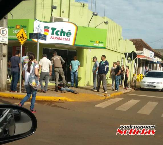 O caso aconteceu na 

Av. Uruguai