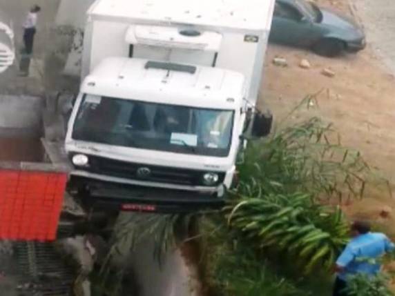 Acidente 

ocorreu na manhã desta quinta-feira (11) em Florianópolis