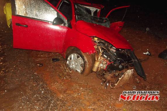 O acidente aconteceu no Km 13 em Três de Maio