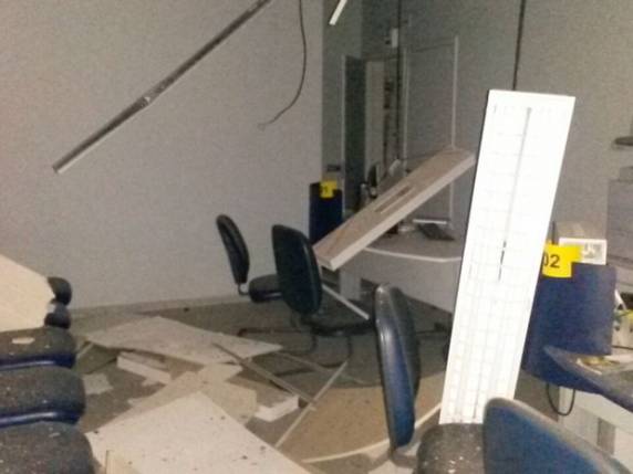 Local foi alvo de criminosos na madrugada em 

São Cristóvão do Sul, SC