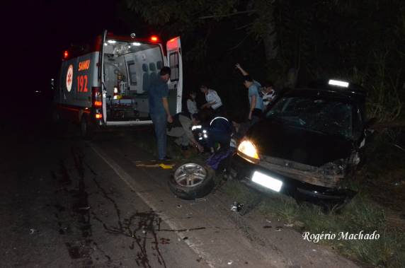 Quatro pessoas de uma família ficaram feridas e o motorista do outro veículo 

envolvido