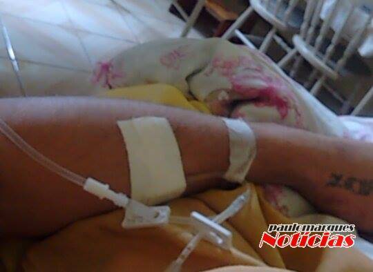 O piloto da moto está hospitalizado em São 

José do Inhacorá