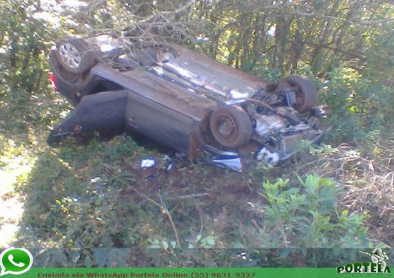 Segundo internauta, veículo capotou na localidade de Km 12