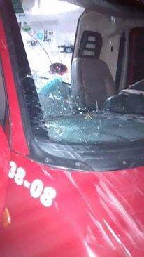 Veículo levava vítima de acidente a hospital em São Francisco do Sul