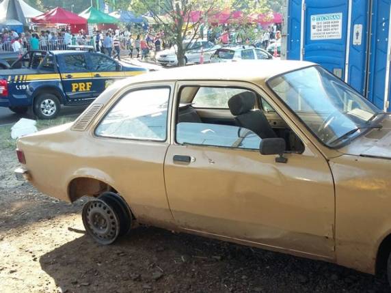 Flagrante aconteceu durante operação da 

Polícia Rodoviária na Expointer