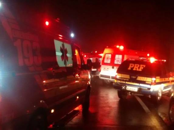 Acidente ocorreu na BR-282 na Grande Florianópolis nesta sexta-feira (4)