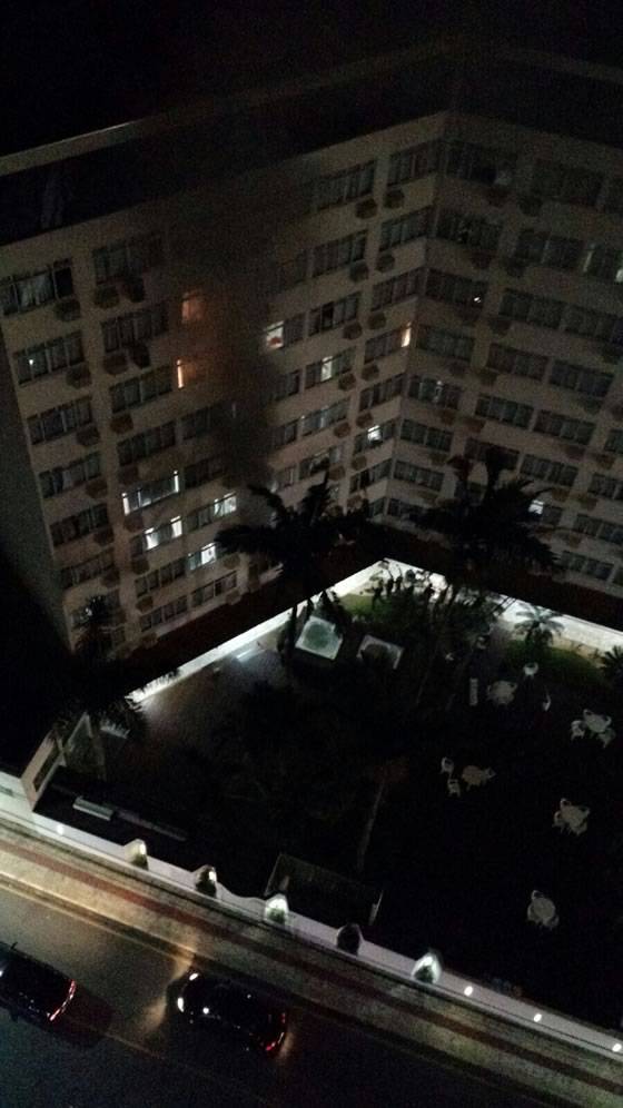Segundo a Polícia Militar, o 

incêndio foi em um dos apartamentos do primeiro andar