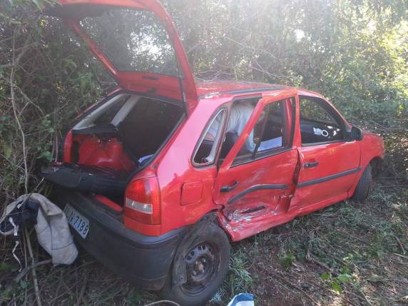 O 

acidente aconteceu no início da tarde desta segunda-feira (14)