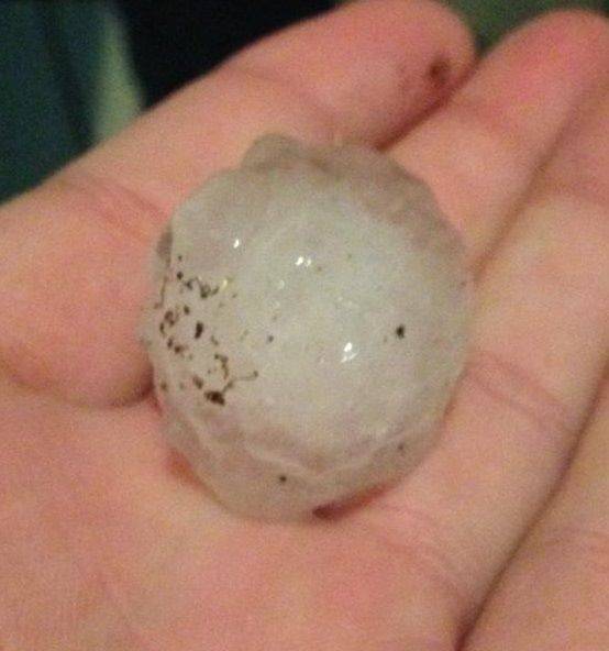 Caiu granizo em ao menos 15 municípios