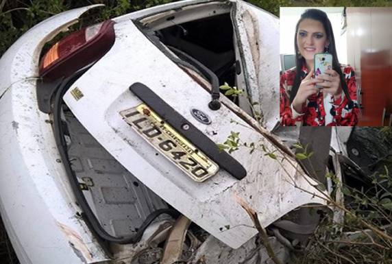 Leilane não resistiu e 

morreu no local