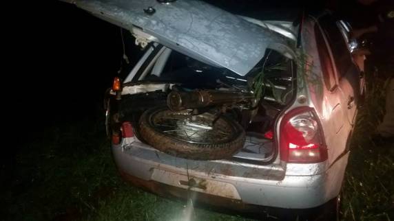 O fato foi registrado durante a madrugada desta quinta-feira