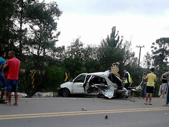 Acidente ocorreu na BR-116 em Papanduva, no Norte catarinense
