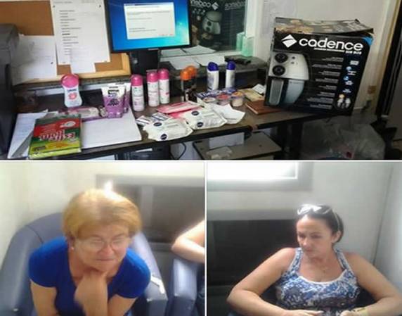 Umas delas já possui passagens pela polícia