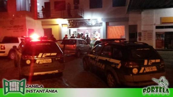 Pizzaria foi alvo de assalto em Tenente Portela