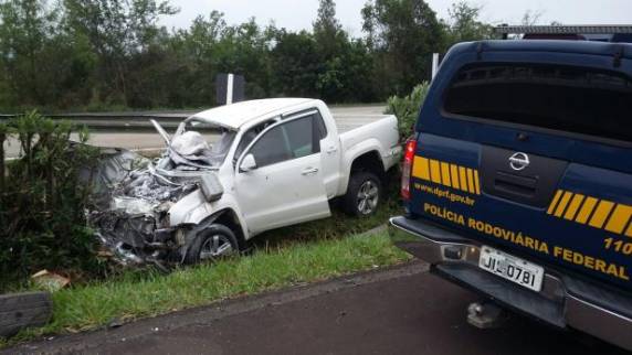 Acidente ocorreu no Km 39 , em Santo Antônio da Patrulha