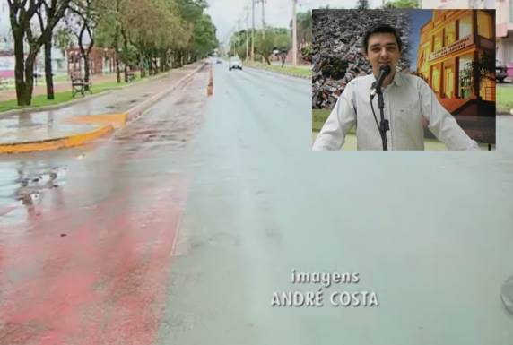 Fernando Classman (PTB) causou acidente na madrugada de domingo (11)