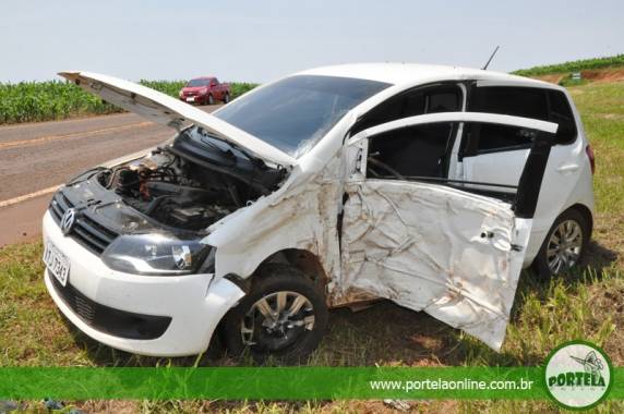 Veículo colidiu contra árvore na ERS-330 em Tenente Portela