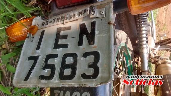 Duas motos colidiram no centro da 

cidade