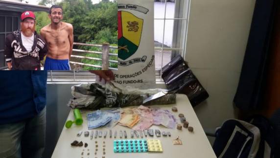 Os elementos foram presos na Santa Maria