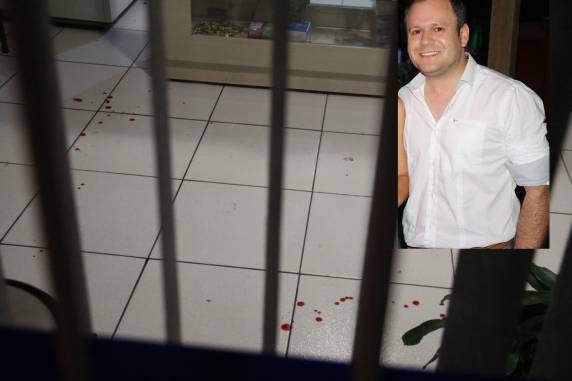 Gustavo Maia de Oliveira, 32 anos, está 

internado no Hospital de Caridade de Santiago (HCS)