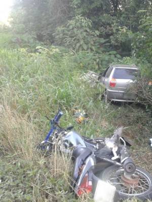 Batida ocorreu na SC-283 

na tarde deste sábado no Oeste catarinense