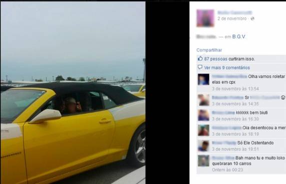 Imagem foi registrada na primeira 

invasão do grupo ao porto de Rio Grande