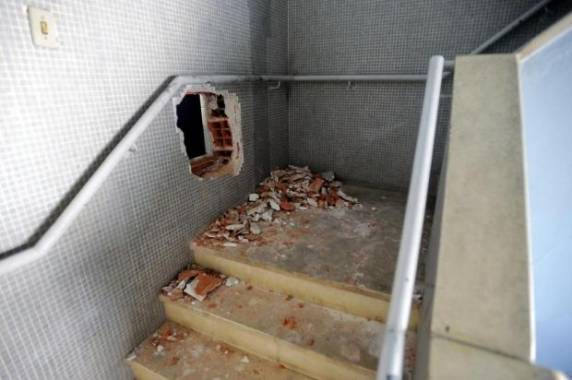 Assim como na primeira ocasião, arrombadores não conseguiram levar nada