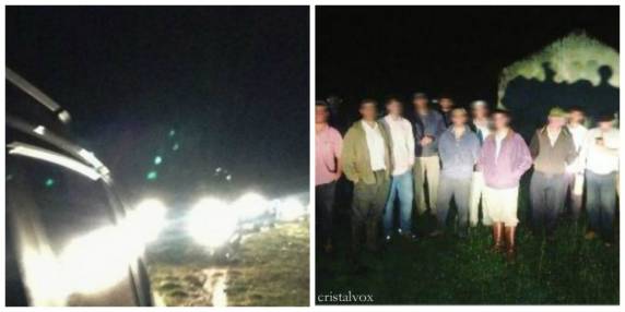 Grupo manteve vigília durante a madrugada