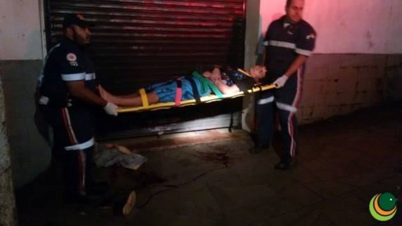 Luciano Moreira Vieira, de 18 anos, e foi ferido por uma facada que acabou rompendo o tendão