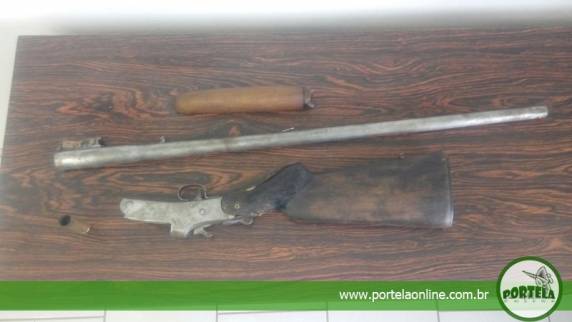 Arma utilizada no crime foi apreendida pela polícia